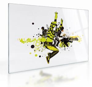 Sklenený obraz - Street dance (70x50 cm)