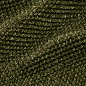 Super strečové poťahy NIAGARA zelená kreslo ušiak (š. 70 - 95 cm)