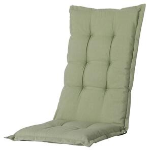 Madison Podložka na stoličku Panama, nízke operadlo 105x50 cm, zelená