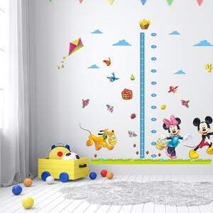 Samolepka na stenu "Detský meter - Mickey a Minnie 2" 170x100 cm