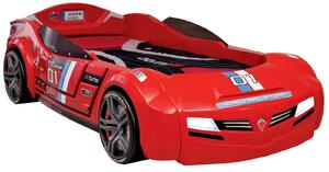 Detská posteľ auto SUPER DELUXE 90x195cm - červená