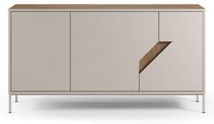 MUZZA Komoda LOU 150 x 80 cm béžová