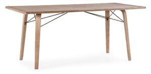Jedálenský stôl s doskou v dubovom dekore 90x180 cm Lujan – MOME
