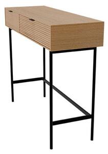 MUZZA Konzolový stolík KAYU 100 x 35 cm prírodný