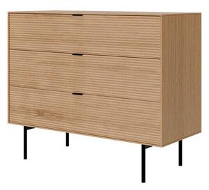 MUZZA Komoda KAYU 100 x 40 cm prírodná