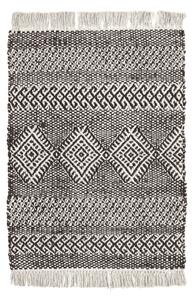 MUZZA Koberec KARPET 90 x 60 cm čierny
