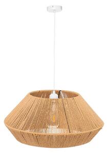 MUZZA Závesná lampa SENSES Ø 50 cm prírodná