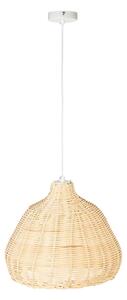 MUZZA Závesná lampa RASER Ø 30 cm prírodná