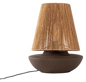 MUZZA Stolová lampa BERIS prírodná