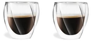 Dvojstenné hrnčeky na cappuccino v súprave 2 ks 250 ml Cristallo – Vialli Design