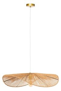 MUZZA Závesná lampa OMBAK Ø 61 cm prírodná