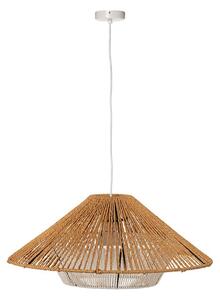 MUZZA Závesná lampa TALI Ø 50 cm prírodná