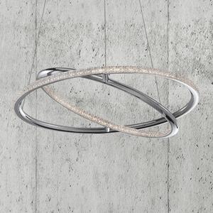 LED luster Livorno 45 Chrome