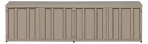 MUZZA TV stolík VELEL 160 x 44 cm béžový