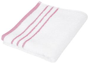 UTERÁK NA RUKY, 50/90 cm, biela, pink Esposa - Kúpeľňový textil