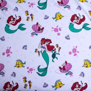 Jerry Fabrics Bavlnené napínacie prestieradlo 90x200 + 25 cm - Ariel "Under the Sea"