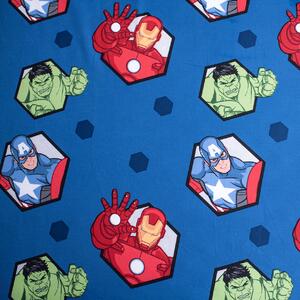Jerry Fabrics Bavlnené napínacie prestieradlo 90x200 + 25 cm - Avengers "03"