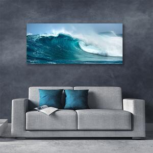 Obraz na plátne Vlny krajina 125x50 cm