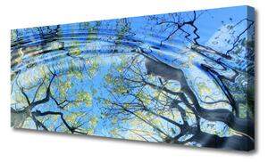 Obraz na plátne Voda stromy umenie 125x50 cm