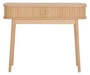 MUZZA Konzolový stolík NIKE 100 x 30 cm prírodný