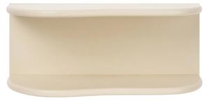 MUZZA Polica poschodová LOTTA 44 cm biela