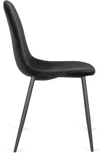 - Minimalistická jedálenska stolička OSCAR FARBA: čierna