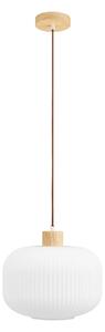 MUZZA Stropná lampa GILORA ø 30 cm biela