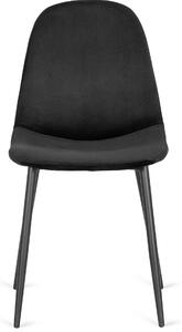 - Minimalistická jedálenska stolička OSCAR FARBA: čierna