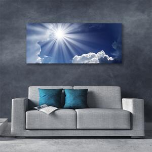 Obraz na plátne Slnko krajina 125x50 cm