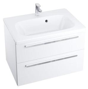 Kúpeľňová skrinka pod umývadlo Ravak chróme 60x49 cm biela X000000918