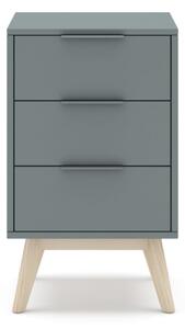 MUZZA Nočný stolík COSI 40 x 65.5 cm modrý