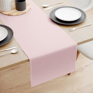 Goldea behúň na stôl 100% bavlnené plátno - púdrovo ružový 20x120 cm