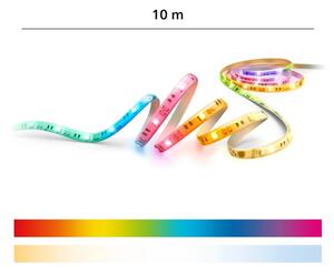 Philips - LED RGBIC stmievateľný pásik SMART STRIP 10m LED/43W/230V 2700/6500K Wi-Fi