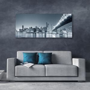 Obraz na plátne Mesto most architektúra 125x50 cm