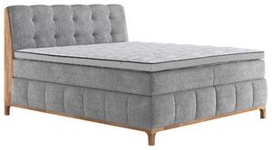 BOXSPRINGOVÁ POSTEĽ, 180/200 cm, strieborná MID.YOU - Online Only spálne, Online Only