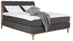 BOXSPRINGOVÁ POSTEĽ, 160/200 cm, tmavosivá MID.YOU - Online Only spálne, Online Only