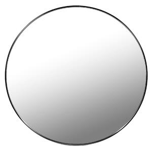Čierne okrúhle zrkadlo LEOBERT - rôzne veľkosti Priemer zrkadla: 80 cm