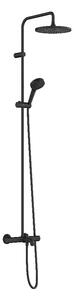 Hansgrohe Vernis Blend - Sprchový set Showerpipe 240 s vaňovým termostatom, 2 prúdy, matná čierna 26899670
