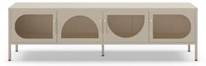MUZZA TV stolík rayata 180 x 50 cm béžový