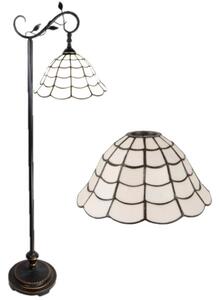 Biela stojaca lampa Tiffany 40*24*152