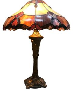 Rustikálna lampa Tiffany stolová 40*53