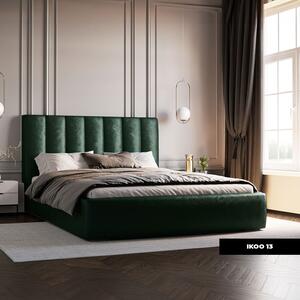 - Luxusná čalúnená posteľ FERN ROZMER: 200 x 200 cm, TYP ROŠTU: KOVOVÝ ROŠT