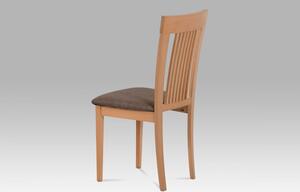 Jedálenská stolička BC-3940 látka / drevo Autronic Čerešňa