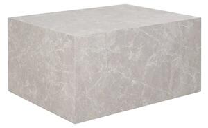 MUZZA Konferenčný stolík CERNOS 60 x 40 cm béžový