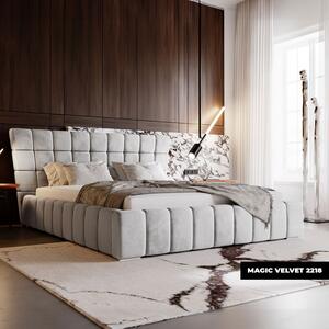 - Dizajnová čalúnená posteľ ALMA ROZMER: 120 x 200 cm, TYP ROŠTU: DREVENÝ ROŠT