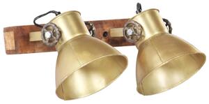 Industriálna nástenná lampa mosadzná 45x25 cm E27