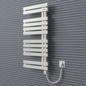 BPS-koupelny Elektrický kúpeľňový radiátor Crivitz E CR-E 10050-06, pripojenie typ 06, 50x110 cm, biela RAL 9016