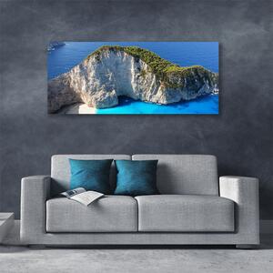 Obraz na plátne Skaly more príroda 125x50 cm