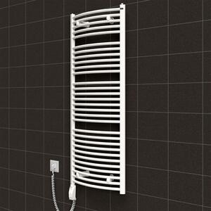 BPS-koupelny Elektrický kúpeľňový radiátor Hermes E 25-02, pripojenie typ 02, 50x74 cm, biela RAL 9016