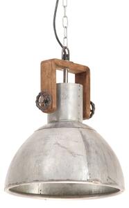 Industriálna závesná lampa 25 W strieborná 30 cm okrúhla E27